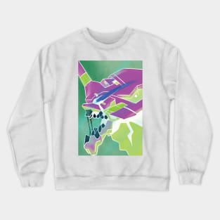 Neon Genisis Evangelion Unit 01 Invert Crewneck Sweatshirt